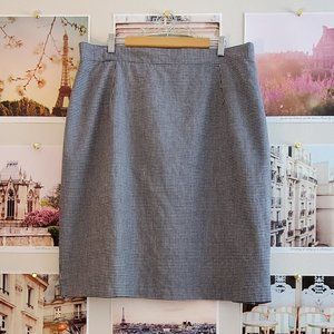 Encore Vintage 80s Gingham Pencil Skirt